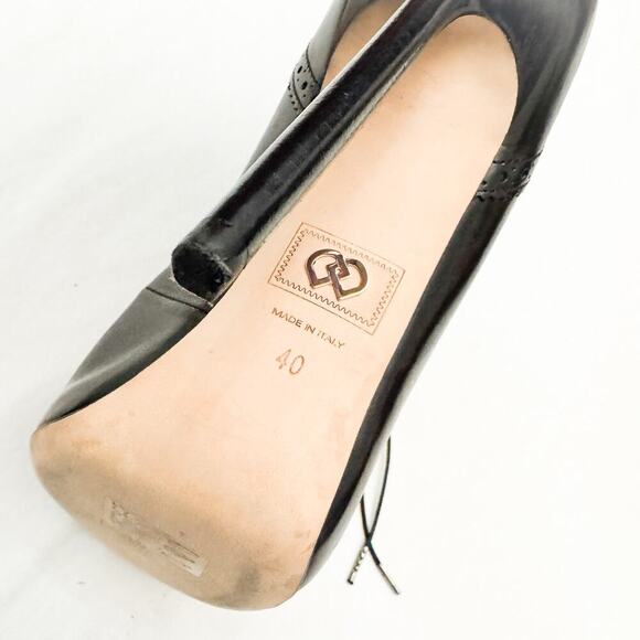 DSQUARED2 Black Witness Lace-up Heel Stiletto Booties Lace Fringe SIze 40 Italy - Picture 9 of 10